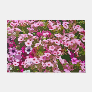 Paillasson Joli pétunias rose