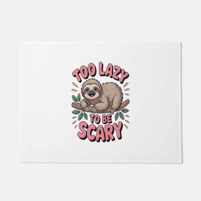 Paillasson Jolie fentes sur branche avec joueuse (Devant)