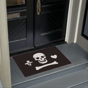 Paillasson Jolly roger du drapeau pirate Stede Bonnet