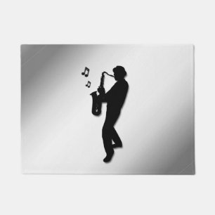 Paillasson Joueur de saxophone