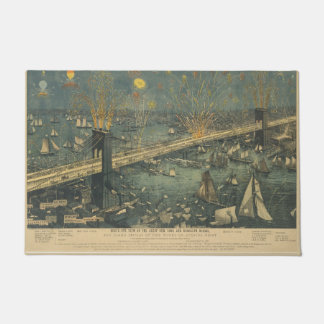 Paillasson Jour d'ouverture du pont Brooklyn