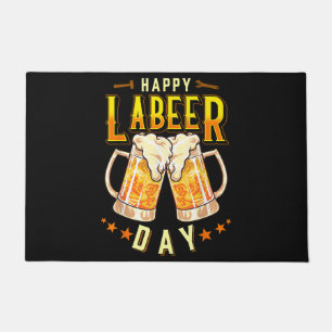 Paillasson Joyeuse fête du Labeer drôle Fête du Travail