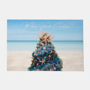 Paillasson Joyeux Floride Noël Tropical Beach Holiday Tree