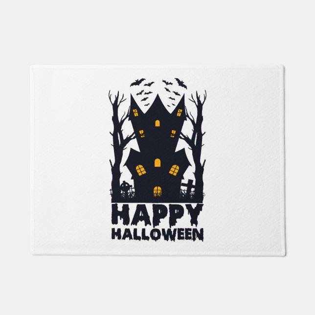 Paillasson Joyeux Halloween Halloween Happy Halloween (Devant)