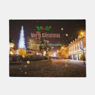 Paillasson Joyeux Noël de Poprad Slovaquie