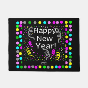 Paillasson Joyeux Nouvel An Salutations Door Mat
