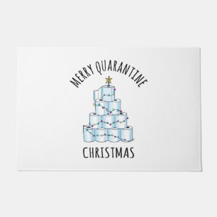 Paillasson Joyeux Quarantaine Arbre de Noël Papier toilette