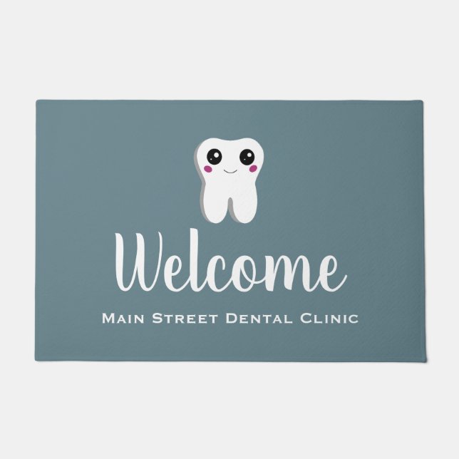 Paillasson Joyeux sourire Dental Tooth Cute (Devant)