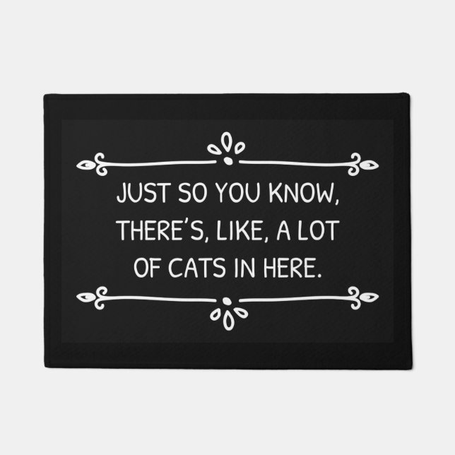 Paillasson Juste pour que vous sachiez qu’il y a beaucoup de  (Devant)