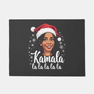 Paillasson Kamala La La Kamala Harris Christmas Père Noël