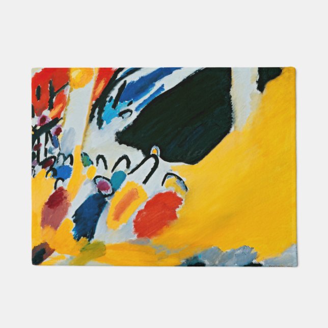 Paillasson Kandinski Impression III Concert Peinture Abstrait (Devant)
