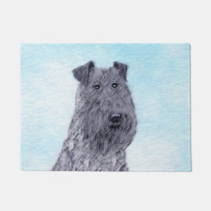 Paillasson Kerry Blue Terrier peinture mignonne Chien d'origi