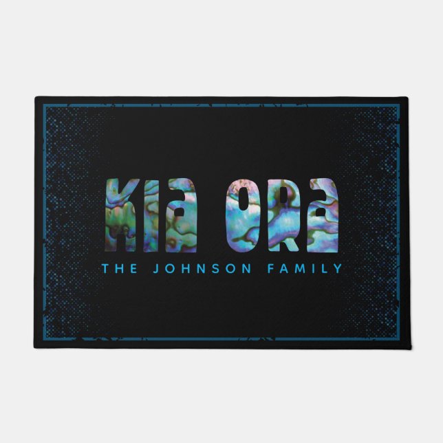 PAILLASSON KIA ORA KIWI ACCUEILLE DOORMAT (Devant)