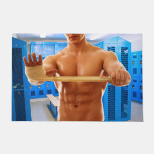 Paillasson La chemise de SlipperyJoe homme musclé imberbe poi