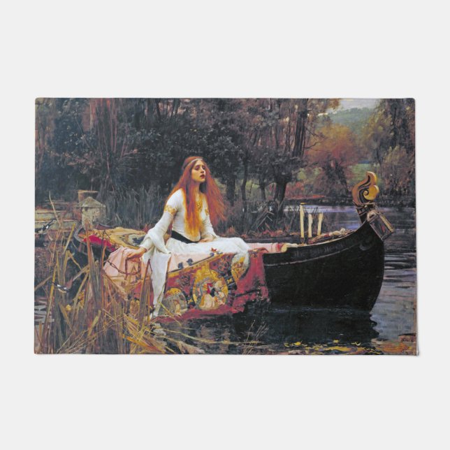 Paillasson La Dame de Shalott, John William Waterhouse (Devant)