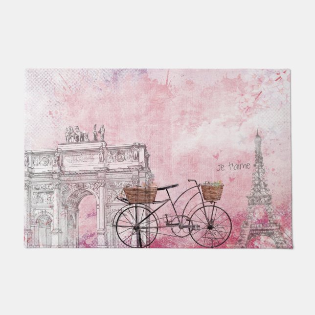 Paillasson La France vintage Paris (Devant)