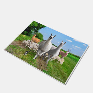 Paillasson "La Garde Llamas"