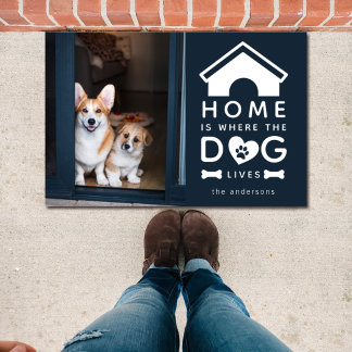 Paillasson La maison est l'endroit où le chien vit Nom