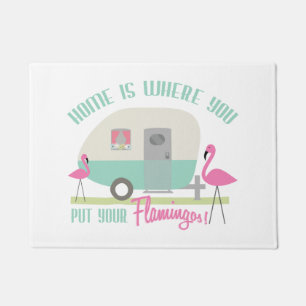 Paillasson La maison est où vous mettez votre natte de