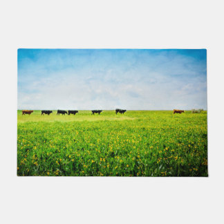 Paillasson La natte "jusqu'aux vaches viennent à la maison "