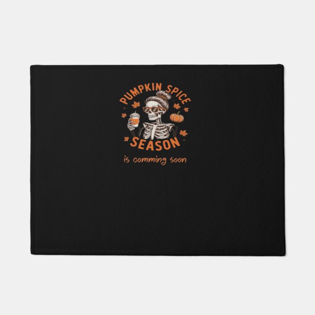 Paillasson La saison des épices citrouilles commence bientôt  (Devant)