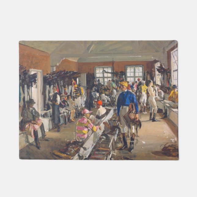 Paillasson La salle d'habillage des Jockeys à l'hippodrome d' (Devant)