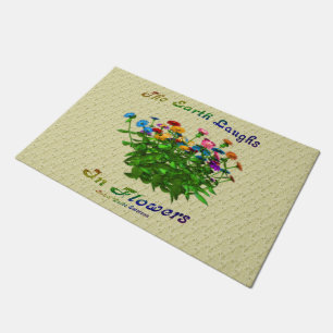 Paillasson La Terre Rire Dans Les Fleurs Citation Inspiration