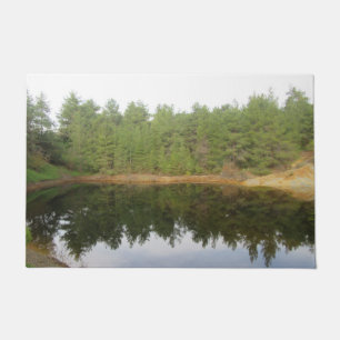 Paillasson Lac de réflexion des pins