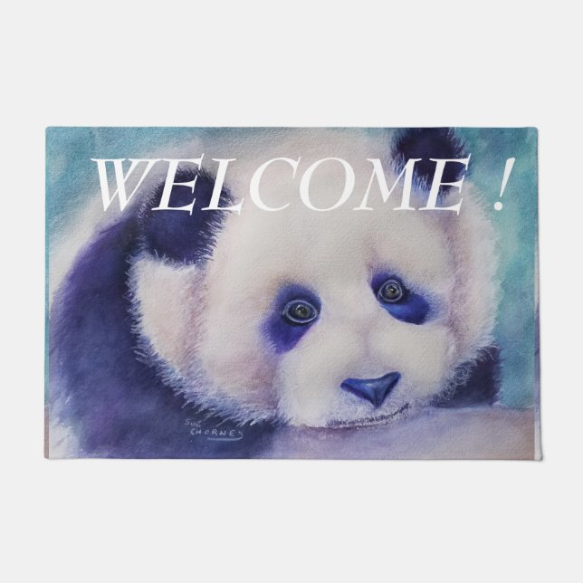 PAILLASSON L'ACCUEIL DU PANDA (Devant)