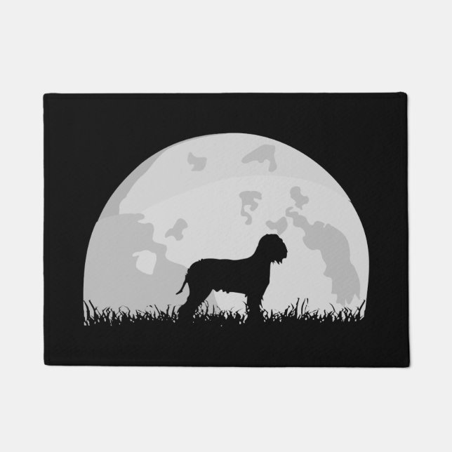 Paillasson Lagotto Romagnolo Pleine lune Chien Silhouette (Devant)