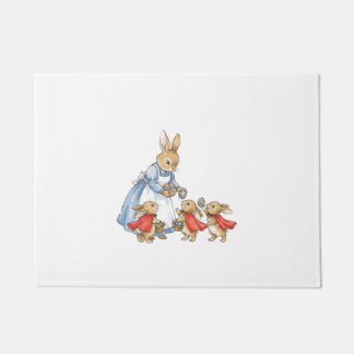 Paillasson Lapin de Pâques Cottagecore Vintage Femme Fille