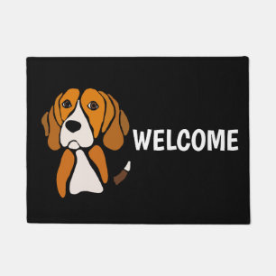 Paillasson L'art Abstrait du chien Beagle