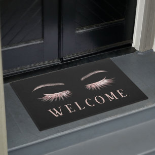 Paillasson Lashes Eyelash Maquillage Artiste Rose Gold Welcom