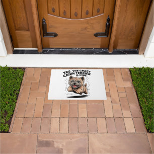 Paillasson Le Cairn Terrier fou est à moi