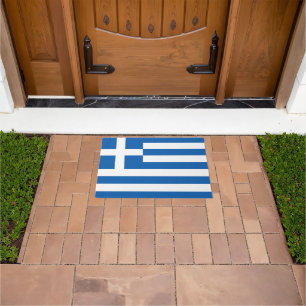 Paillasson Le drapeau de la Grèce 