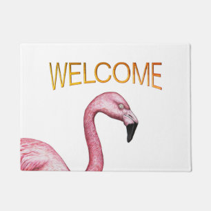 Paillasson Le Flamant rose
