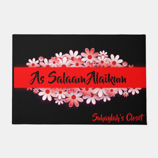 Paillasson Le Mat de la porte de voeux islamique (Devant)