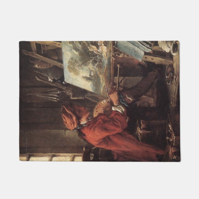 Paillasson Le Peintre dans son atelier (de François Boucher) (Devant)