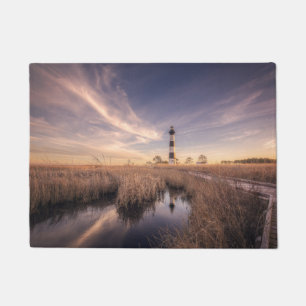 Paillasson Le phare d'île de Bodie au coucher du soleil