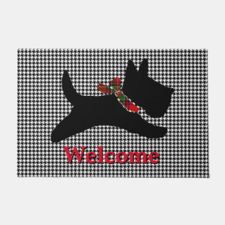 Paillasson Le pied-de-poule de Terrier d'écossais