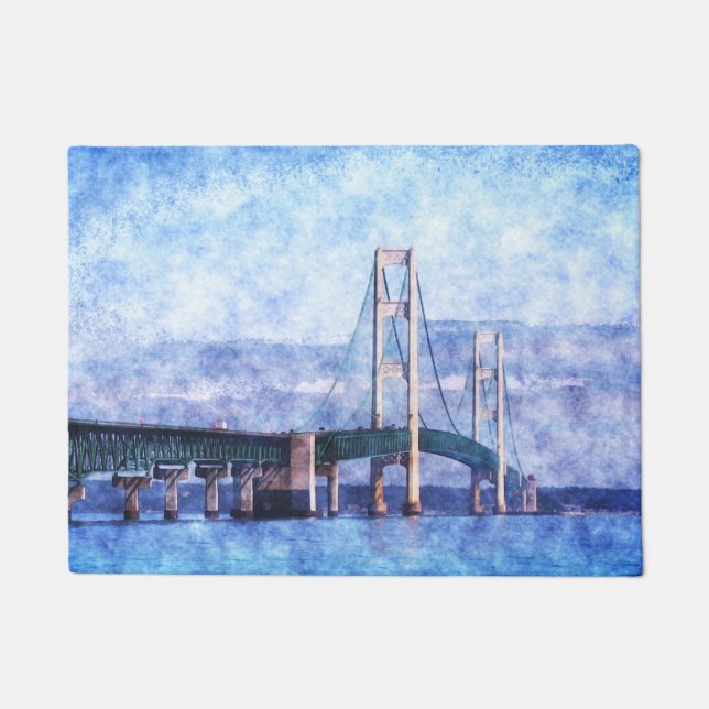 Paillasson Le pont Mackinac (Devant)