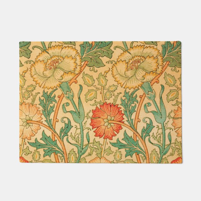 Paillasson Le rose et s'est levé par William Morris (Devant)