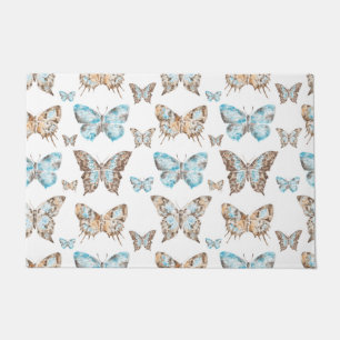 Paillasson Leaf art Butterfly