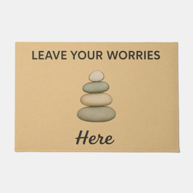 Paillasson Leave Your Worries Here (Devant)