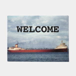 Paillasson L'Edmund Fitzgerald sur la rivière St. Clair