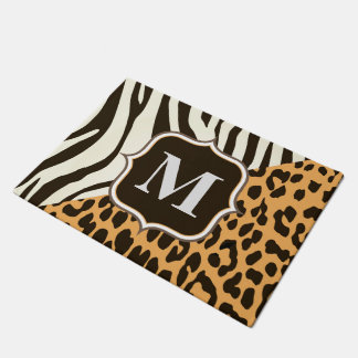 Paillasson Leopard et Zebra
