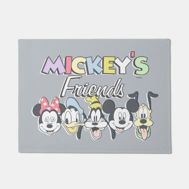 Paillasson Les amis de Classique Mickey (Devant)