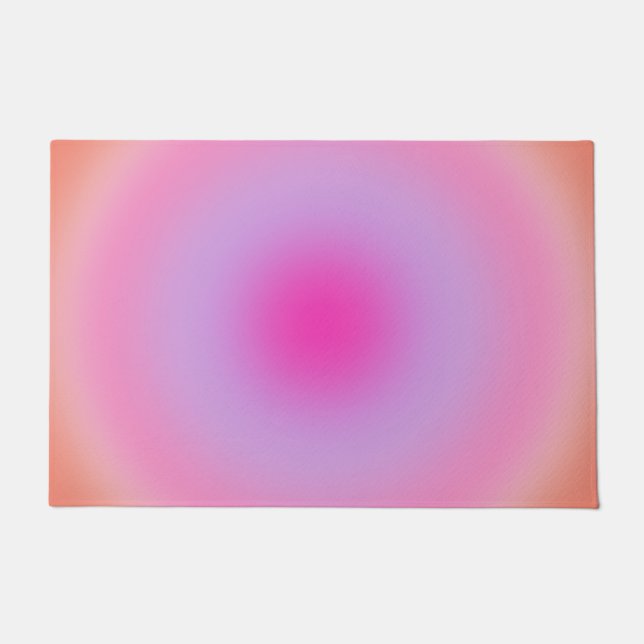 Paillasson Les Couleurs 01 Aura Orange Et Rose (Devant)