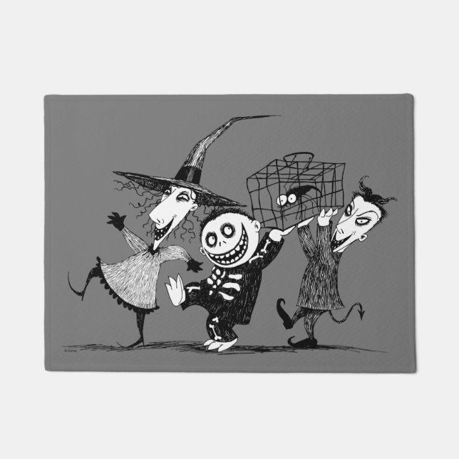 Paillasson Les Garçons d'Oogie | Verrouillage, choc et tonnea (Devant)