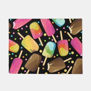 Paillasson Les popsicles multicolores de crème glacée arros